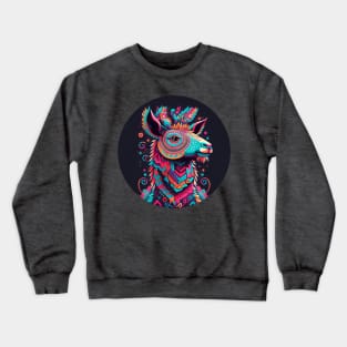 Lama's Journey to Enlightenment Crewneck Sweatshirt